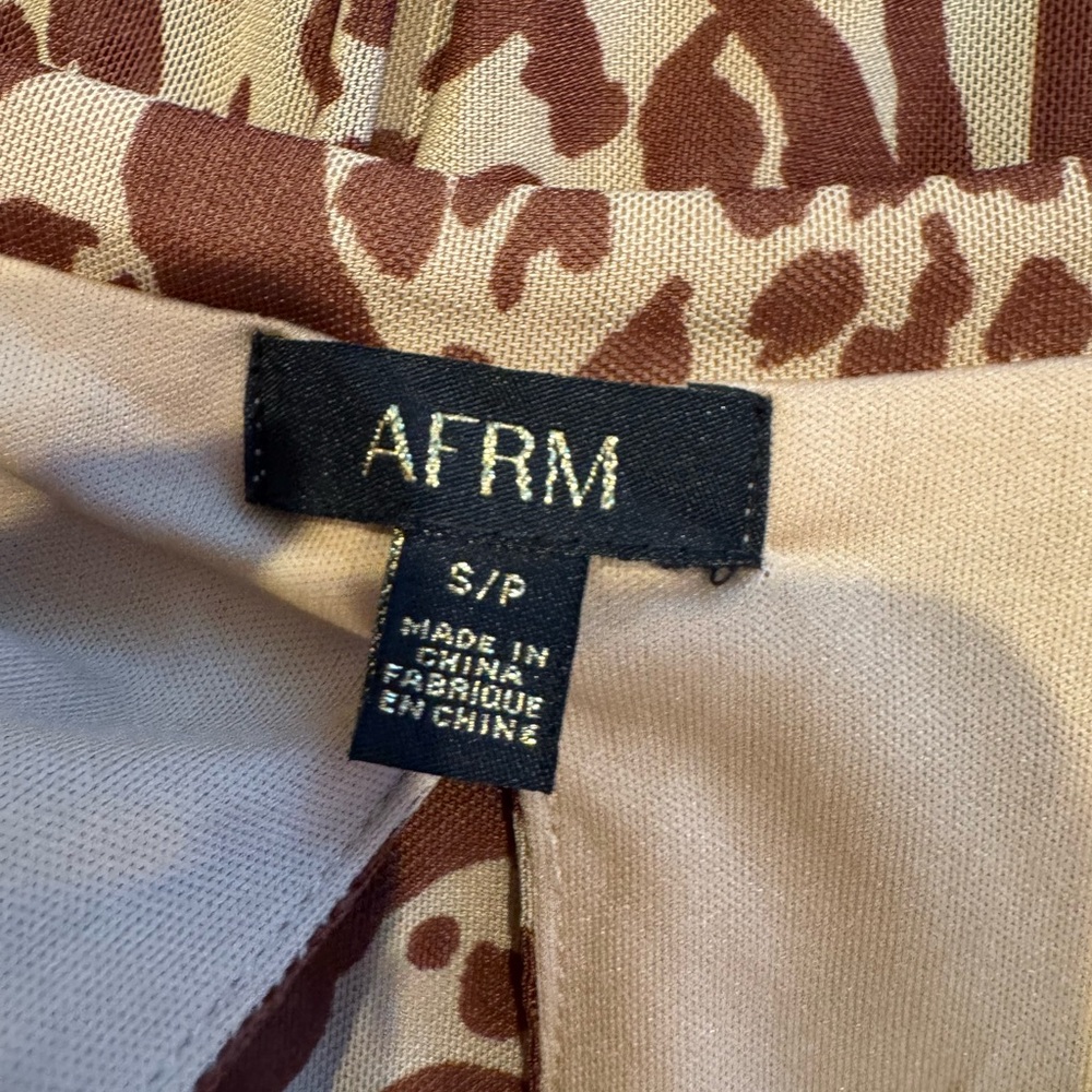 AFRM Animal Print Mini Dress - Picture 6 of 6